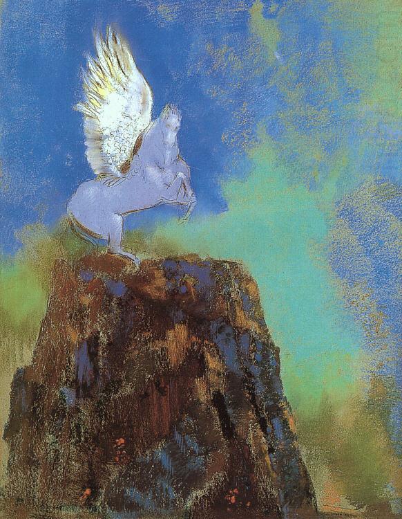Odilon Redon Pegasus china oil painting image